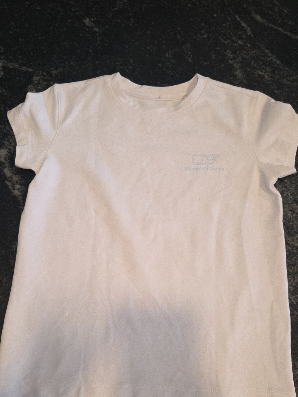 Vineyard Vines White Kids Crewneck Whale Tee